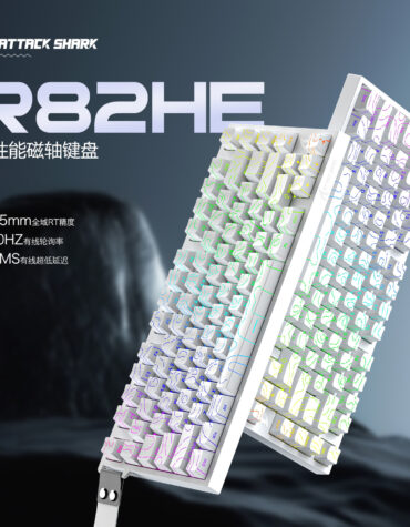 DIY Hardware Lab R82HE Wired RGB Magnetic Axis Mechanical Gaming Keyboard RT Adjustable Actuation Low Latency 81 Keys DIY Hardware Lab R82HE Wired RGB Magnetic Axis Mechanical Gaming Keyboard RT Adjustable Actuation Low Latency 81 Keys