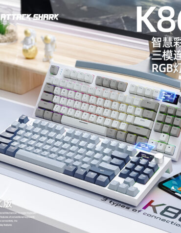 DIY Hardware Lab K86 Tri-Mode RGB Hot-Swappable Mechanical Keyboard Wireless/Bluetooth/Wired Korean Layout Blue Whale Switches Gaming & Office DIY Hardware Lab K86 Tri-Mode RGB Hot-Swappable Mechanical Keyboard Wireless/Bluetooth/Wired Korean Layout Blue Whale Switches Gaming & Office