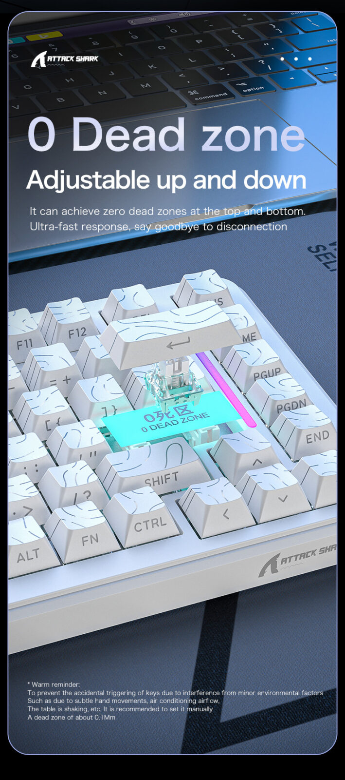  DIY Hardware Lab X82 PRO HE Wireless Tri-Mode RGB Hall Effect Gaming Keyboard 82-Key with Adjustable Actuation & Rapid Trigger for PC Mac – Image 6 DIY Hardware Lab X82 PRO HE Wireless Tri-Mode RGB Hall Effect Gaming Keyboard 82-Key with Adjustable Actuation & Rapid Trigger for PC Mac – Image 6